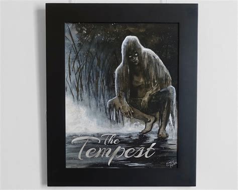 The Tempest Caliban Print Shakespeare Poster Etsy Uk
