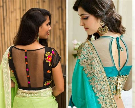 Make The Backs Of The Blouse With These Designs Stylish