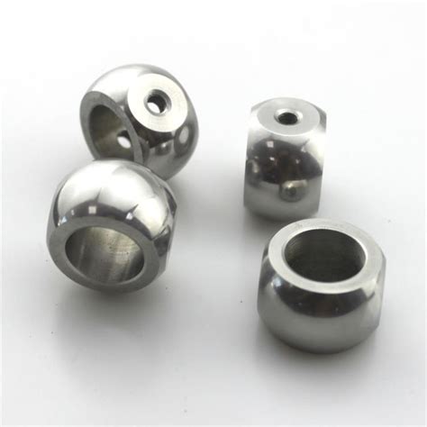 Ss304 Solid Stainless Steel Balls With Threaded Blind Half Hole 15mm 158mm