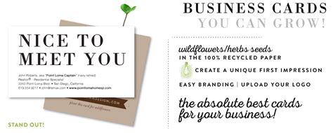 If you're interested in this product sign up here for a free. Plantable Business Cards | Seeded Paper Business Cards | Green Business Print