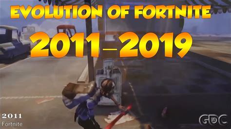 Evolution Of Fortnite 2011−2019 Youtube
