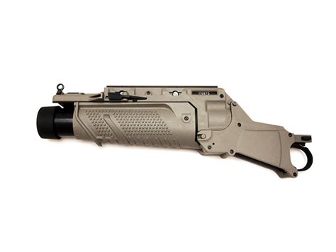 Lancer Tactical Eglm Mk16 Style Airsoft Grenade Launcher Tan Mir