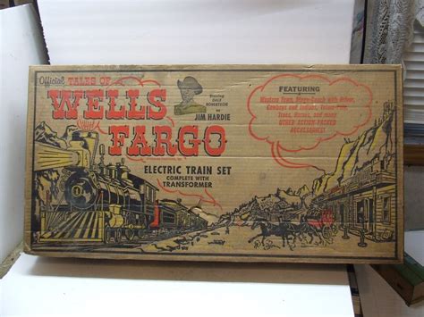 Marx Tales Of Wells Fargo Jim Hardy Train Set Trains