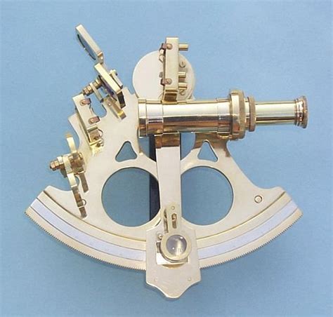 6 inch stanley london brass sextant brass science supplies leather case