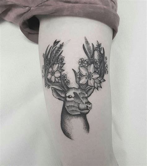 Excellent Stag Tattoo Designs And Ideas Tattooblend