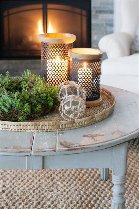 A Coastal Style Vignette Making Your Home Beautiful Coffee Table