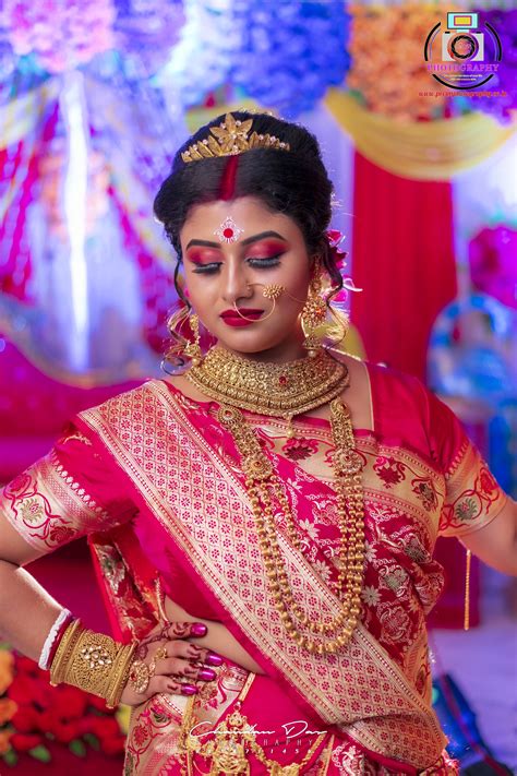 Indian Bengali Wedding Photography Traditional Dress And Jewellery Celebrity Bride Bengali
