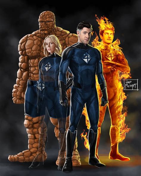 Mcu Fantastic Four Concept Art By Jao Picart Fantastic Four Marvel