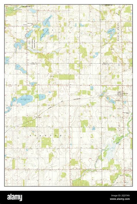 Deer Park Wisconsin Map 1975 124000 United States Of America By