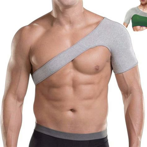 Aptoco Bamboo Charcoal Shoulder Brace Sleeve Arm Single Support