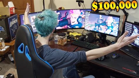 Ninja Shows His Gaming Room Thats Perfect Youtube