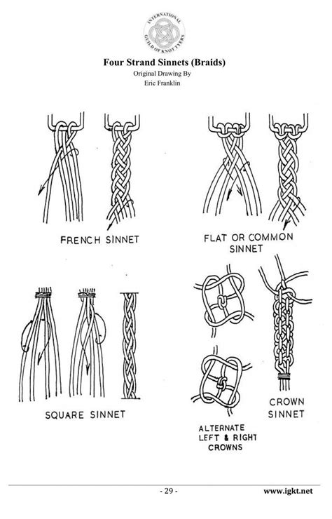 Learn how to braid a rope using 4 strands of yarn! How to make braid. | Knots, Macrame knots, How to make braids