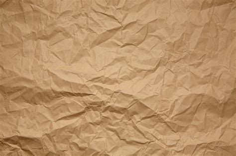 Crumpled Brown Paper Pattern Or Background Stock Photo Download Image