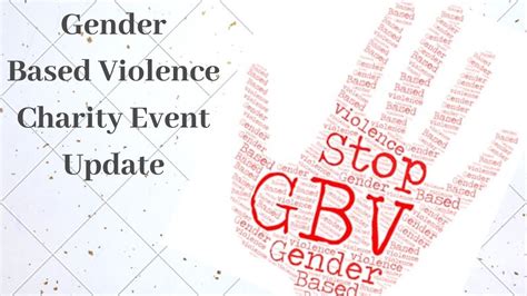 Gender Based Violence Womens Charity Event Victims Of Gbv South