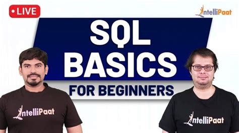 SQL Basics For Beginners SQL Tutorial For Beginners Learn SQL Intellipaat