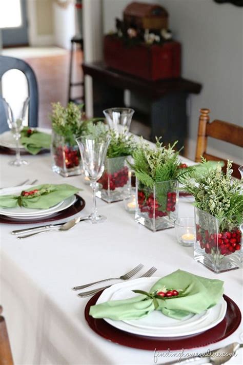 Our festive menu for two makes the most of smaller birds and dainty desserts, so christmas dinner will be even more special. 25+ Awesome Christmas Tablescapes Decoration Ideas - The ...