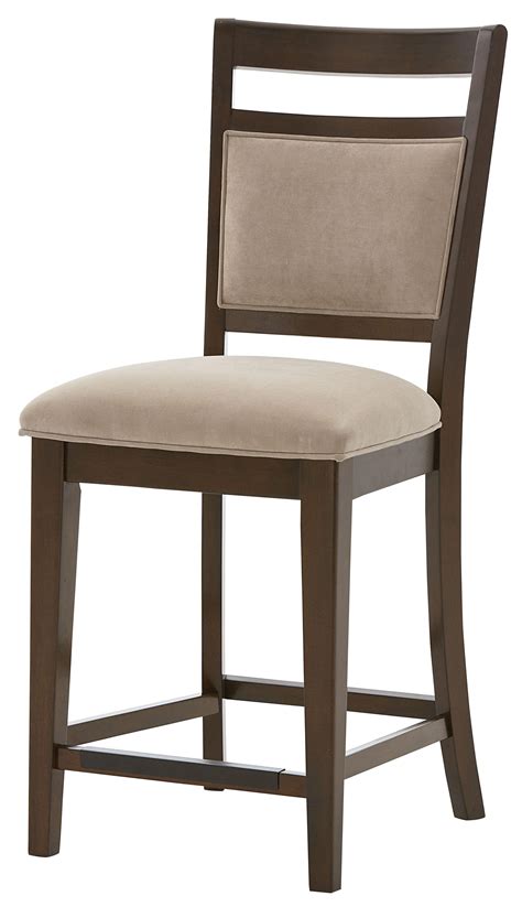 For your outside bar on your patio or at your business, having the right outdoor barstools to fetch your motif are very important. Counter Height Chair with Upholstered Seat and Back with ...