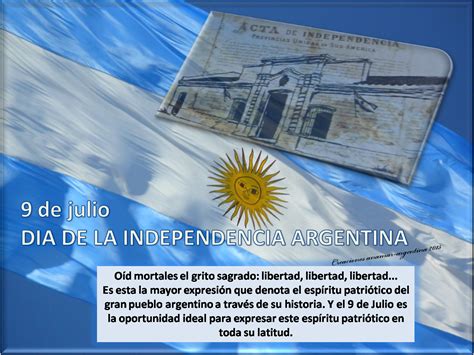 A 205 años de aquel trascendente encuentro, se conmemora el día de la independencia argentina, que tuvo como principal suceso la firma del acta que rompía la relación con los reyes españoles. mi pequeño rinconcito -anamar -ARGENTINA: imagenes 9 de ...