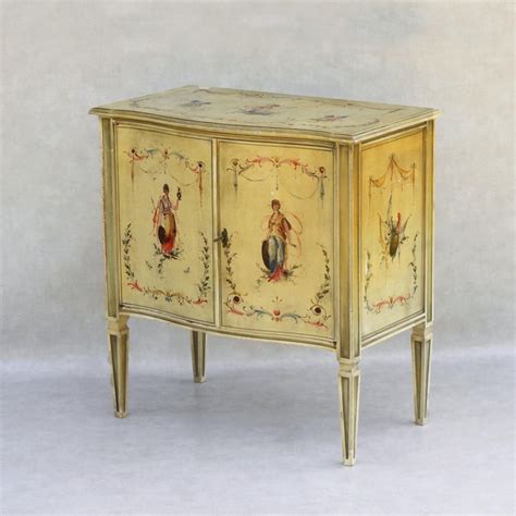 Italian Hand Painted Venetian Style Cabinet C1960 For Sale At 1stdibs