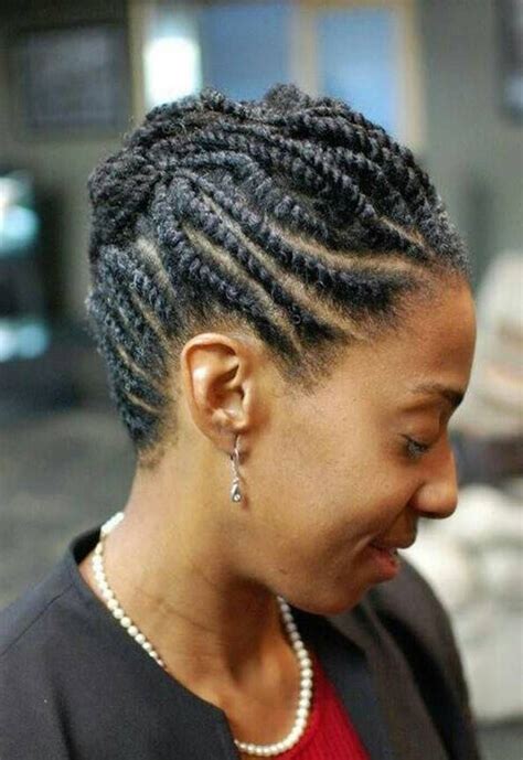 Hair Twist Styles Elegant Black Woman Flat Twist Hairstyles Up Do Flat