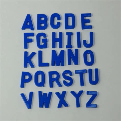 Uppercase Alphabet Set Blue A Z Payne Education Center