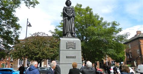 margaret thatcher statue unveiled days after two acts of vandalism teesside live