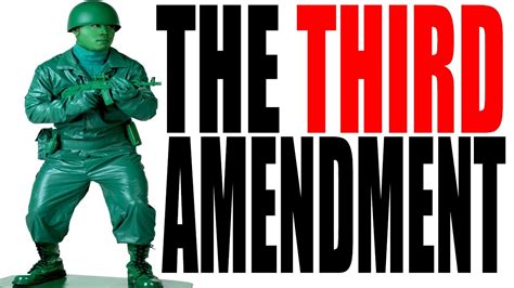 The Third Amendment Explained The Constitution For Dummies Series Youtube