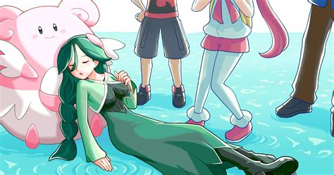 Blissey Cheryl Riley Mira And Buck Pokemon And More Drawn By