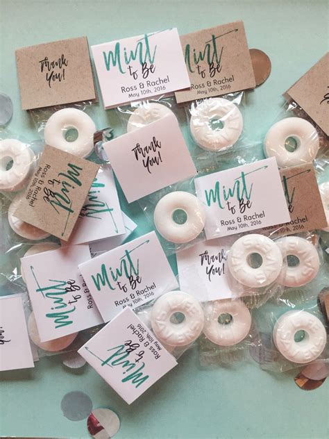 Mint To Be Wedding Favor Template