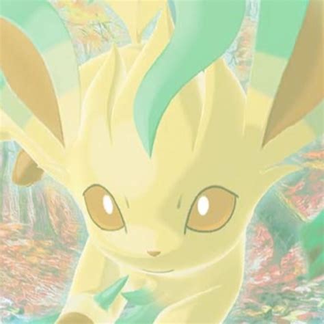Leafeon Icon 🍃 Cute Pokemon Pictures Pokemon Eevee Evolutions
