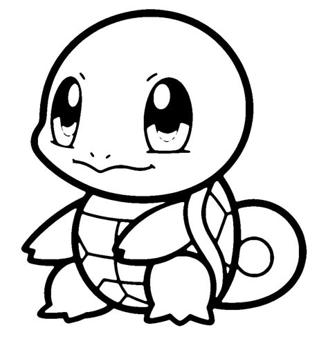 Cute Pokemon Squirtle Coloring Page Download Print Or Color Online