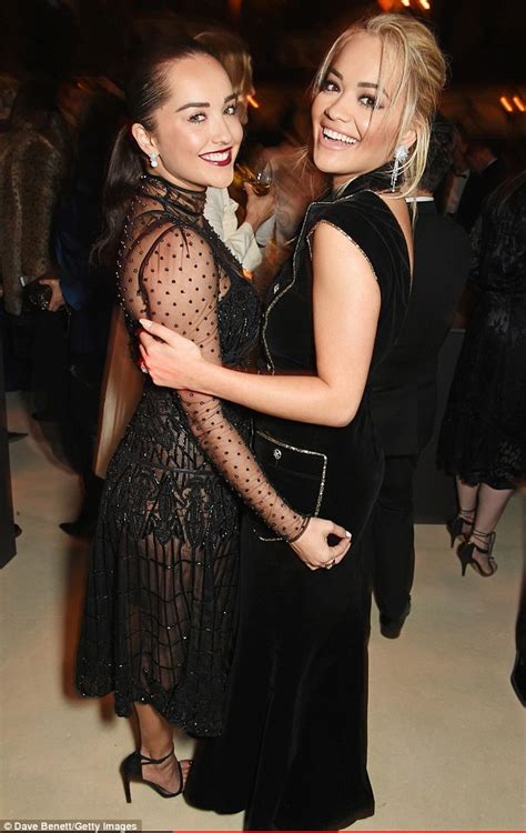 Rita Ora Parties Up A Storm With Sister Elena Sahatciu At British