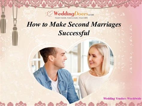 How To Make Second Marriages Successful