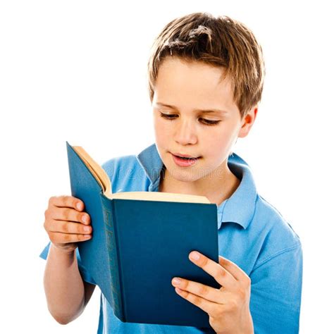 Boy Reading Book Stock Photo Image Of Blue Culture 25816920
