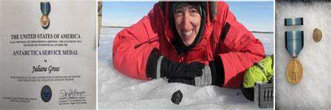 Professor Gross Is Awarded Antarctica Service Medal Rutgers