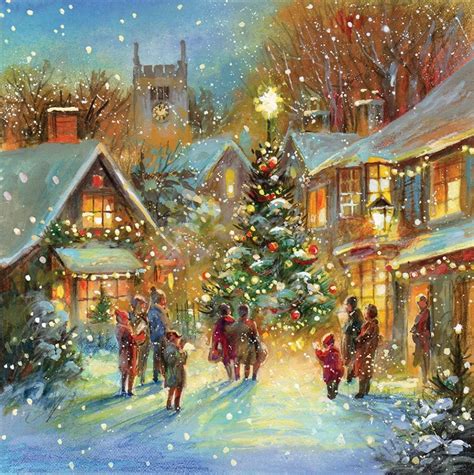 Facebook Christmas Scenery Christmas Scenes Christmas Illustration