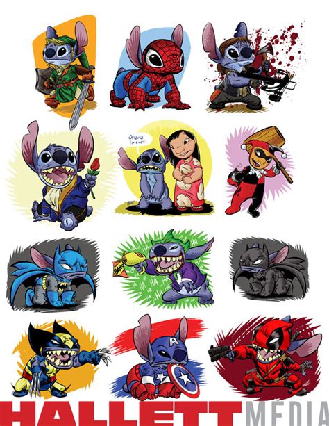 Lilostitch Dressed Pop Characters Convention Fan Art On Behance