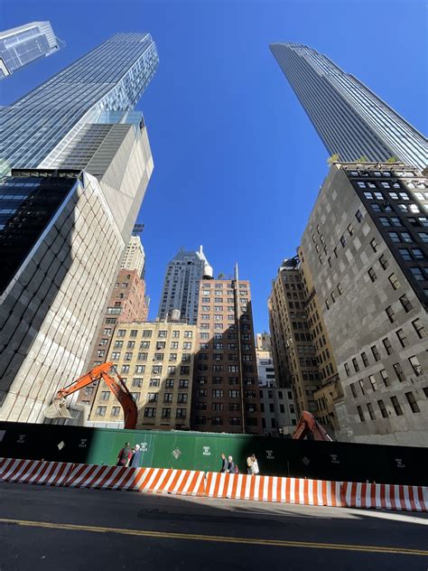 Excavation Progresses For 30 Story Office Tower At 125 West 57th Street