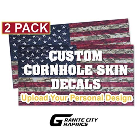 Granite City Graphics Customize Your Own Cornhole Board Skin Etsy Canada