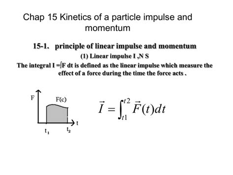 15 1 Principle Of Linear Impulse And Momentum