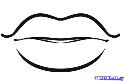 Men Lips Drawing Free Download On Clipartmag