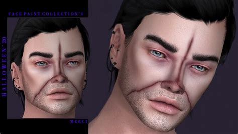 Sims 4 Face Paint Cc Facial Hair Cc Free Download Lana Cc Finds