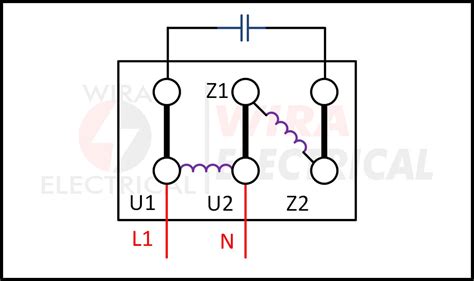 Wiring Diagram Of Single Phase Capacitor Type Motor Circuit Diagram