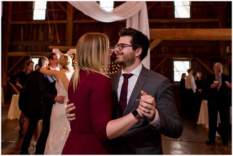 Guests Dance During Wedding Reception At Mustard Seed Gardens In
