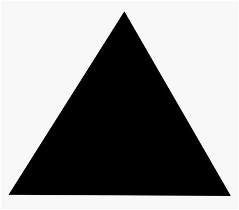 Transparent Triangle Shape Png Clip Art Black Triangle Png Download