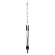 The wikipedia article explains the origin and purpose of the baumé scale. Baume Hydrometer at Thomas Scientific