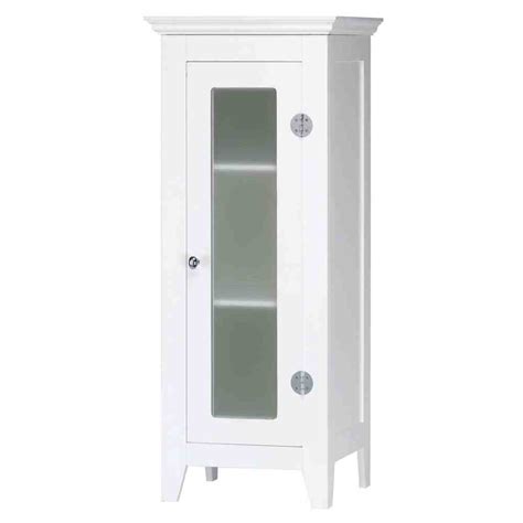 It is made of sturdy mdf wood in white finish. Small White Bathroom Floor Cabinet - Home Furniture Design