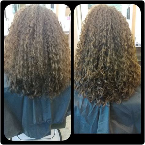 DevaCurl Haircut before and after by: Amanda Miller http://www
