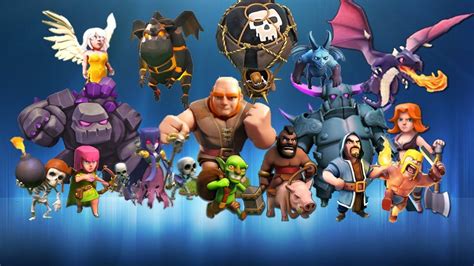 Clash Of Clans Troops Wallpapers Wallpaper Cave