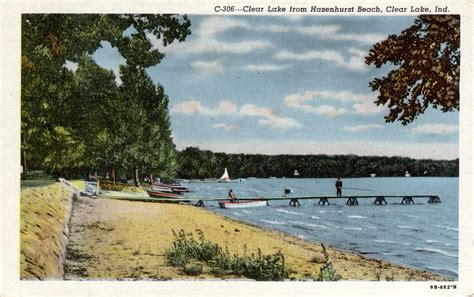 Clear Lake Historical Postcards Steuben County Indiana